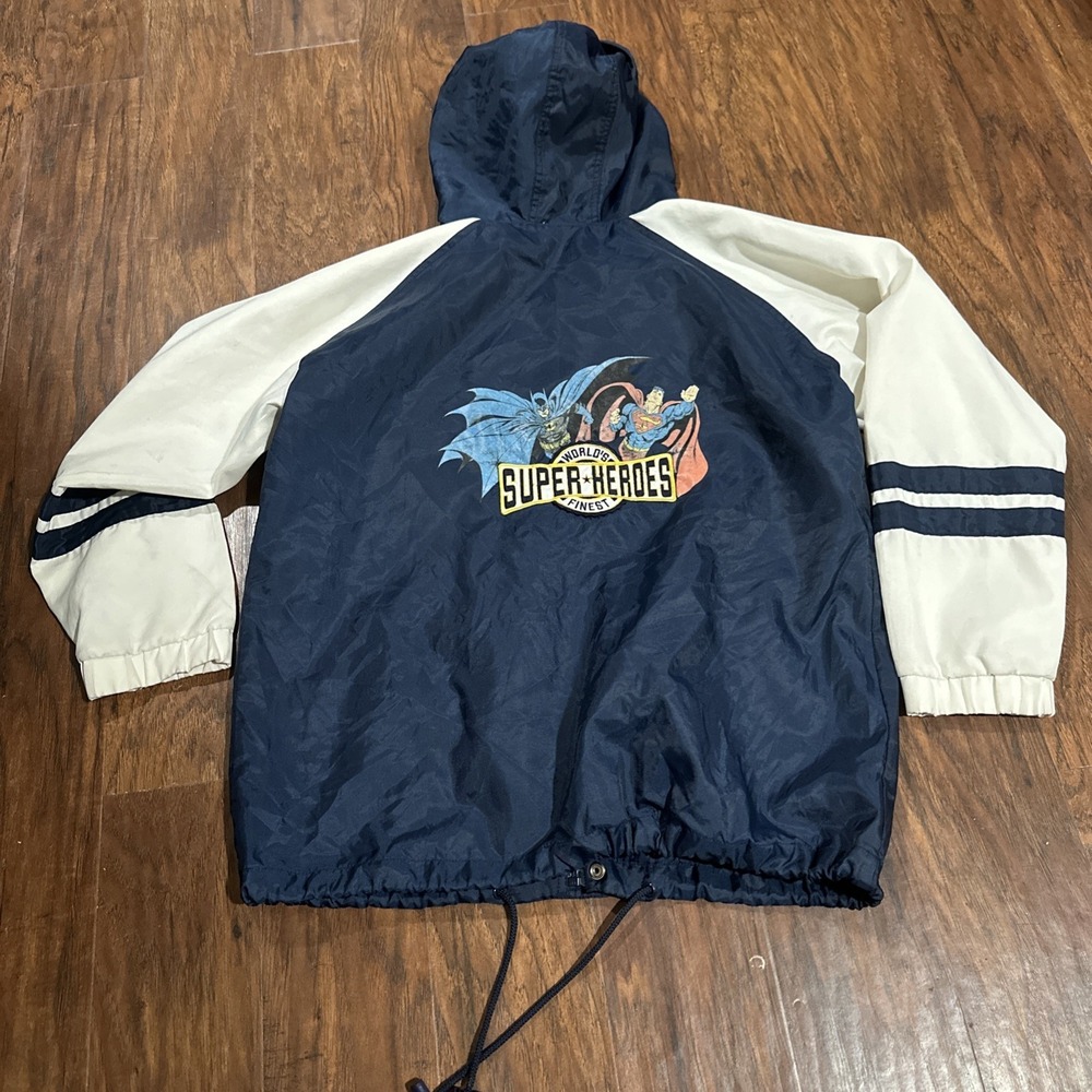 Vintage Warner Brothers Superman Jacket 14-16 Xl